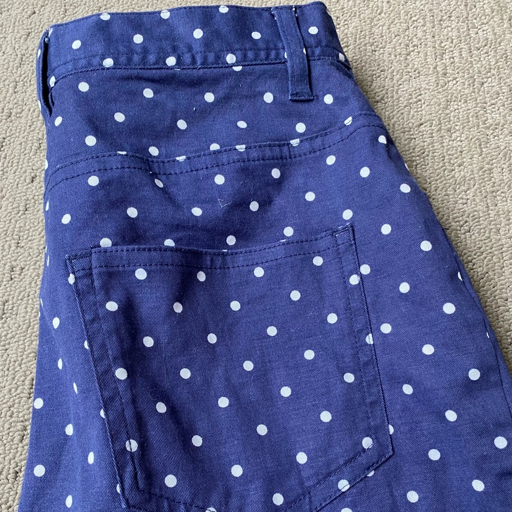 Gorman Women Blue Polka Dots Skinny Jeans Pants Sz AU6 W24 L29 - Picture 5 of 9